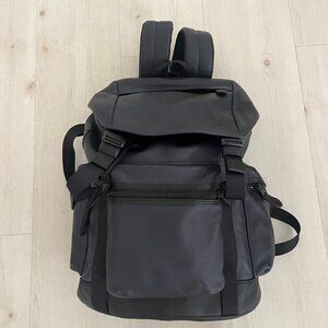 COACH Navy and Black Leather Backpack Never Used